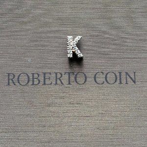 Roberto Coin Diamond Pendant 'k'